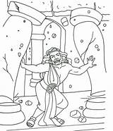 Samson Delilah Story Coloringhome Rahab sketch template