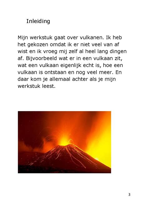 werkstuk vulkanen britta  groep  brakken issuu