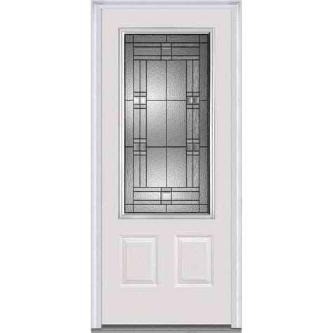 Mmi Door 36 In X 80 In Roman Right Hand 3 4 Lite 2 Panel