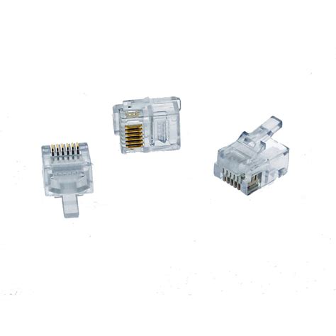 ideal rj modular plugs  pack    home depot