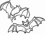 Bat Coloring Pages Realistic Printable Getcolorings Color sketch template