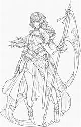 Fate Ruler Zheng Szkic Coloriage Apocrypha Depuis sketch template