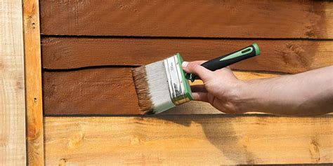 advice    paint  wooden garden fence homebase
