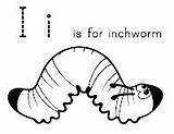 Inchworm Letter Printables Template Coloring Letters Lots Pages Worksheet Preschool Kindergarten sketch template