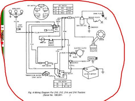 diagram wiring diagram  john deere  lawn tractor mydiagramonline