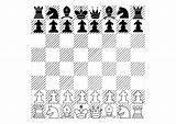 Ajedrez Xadrez Chess Fichas Pintar sketch template