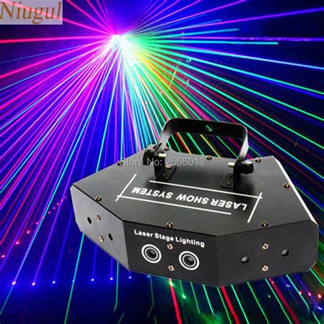 Niugul Newest Stage Laser Light Rgb Full Color Six Eye Beam Laser Club