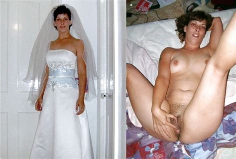 brides undressing