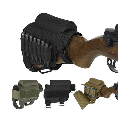 Tactical 308 300 Pouches Military Tactical Butt Stock Rifle Cheek Rest