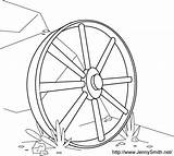 Wheel Wagon Clipart Pages Cliparts Coloring Colouring Drawing Printable Template Getdrawings Library sketch template