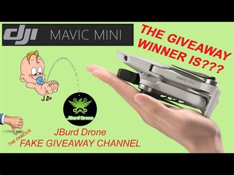 mavic mini giveaway  winner  youtube