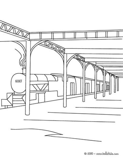 railway station hall coloring pages hellokidscom