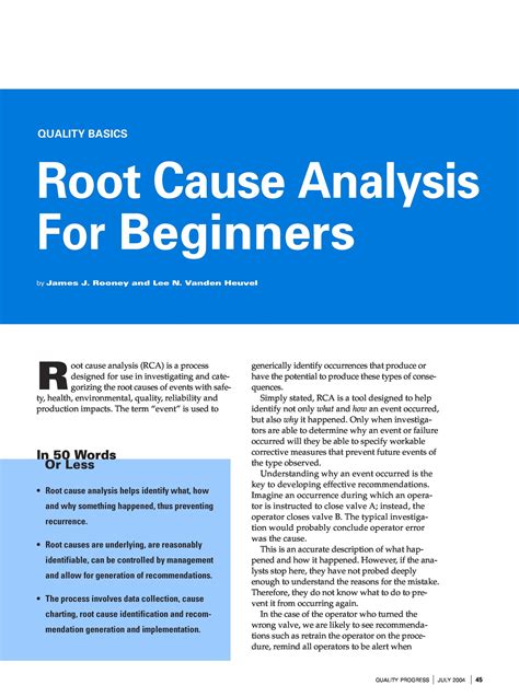 effective root  analysis templates forms examples