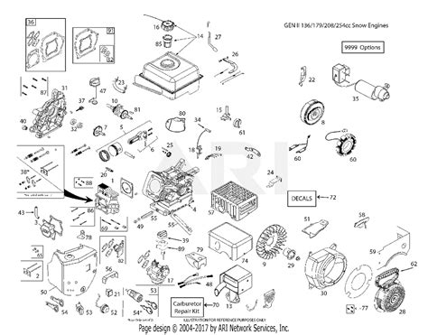 poulan pr    parts diagram  engine