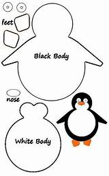 Pinguin Vorlage Pingouin Basteleien Kinderbasteleien sketch template