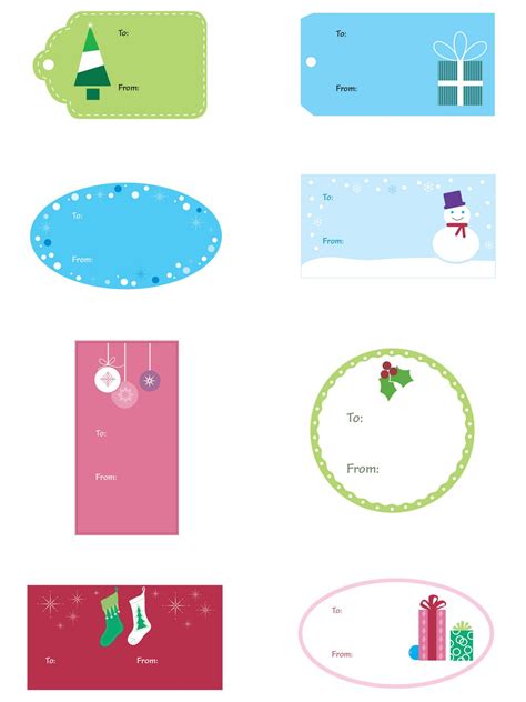 christmas templates printable gift tags cards crafts  hgtv