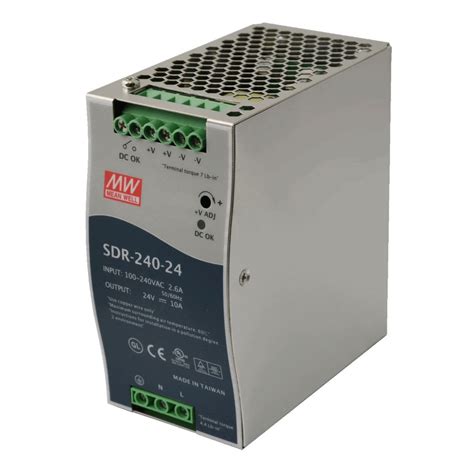 csd meanwell vdc   single output industrial din rail power supply
