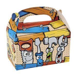 ct tool box birthday party favor treat boxes tool party handy