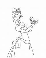 Coloring Pages Tiana Disney Princess Frog Kids Prince Printable Books Minion Adult Popular Choose Board Comments sketch template