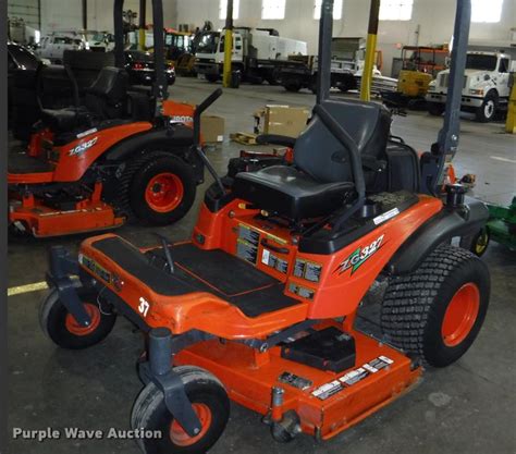 kubota zg riding lawn mower  merriam ks item dj sold purple wave