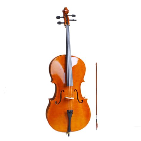 cello musical instrument clearance solid wood cello  soft case bow rosin bridge