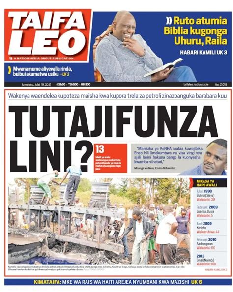 headlines kenyanlist