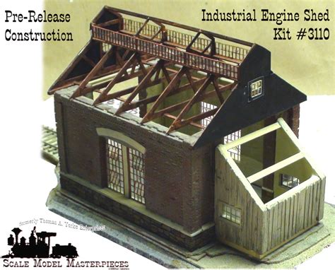 industrial engine shed kit oonon  scale smm