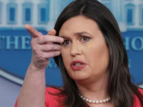 Sarah Sanders To Leave White House Press Secretary Position The