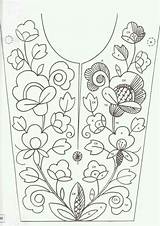 Embroidery Bordados Patterns Bordar Blusas Mexicanos Plantillas Mexicano Crewel Tik Ku Mexican фото альбом узоров Brandmalerei Yokes Hungarian Ribbon Húngaro sketch template