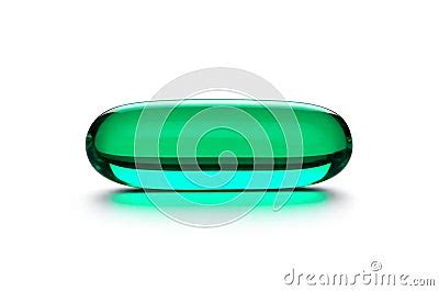 green pill stock photo image
