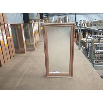 timber awning window mm   mm  mm toughened obscure glass window warehouse