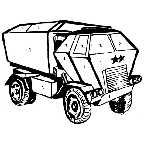 military truck coloring pages  getcoloringscom  printable