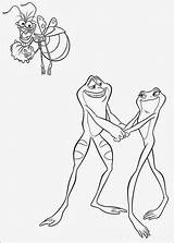 Frog Princess Coloring Pages Drawing Tiana Naveen Disney Printable Dancing Da Drawings Colorare Ranocchio Il Di Disegno Principessa Colour Disegni sketch template
