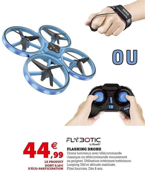 promo flybotic flashing drone chez hyper