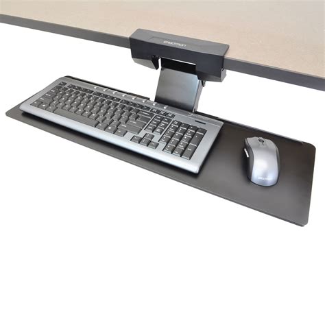 mount   desk computer keyboard  mouse tray ergonomic keyboard drawer  gel wrist
