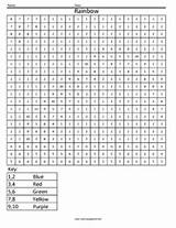 Number Color Rainbow Coloring Firefighter Pages Math Kids Pairs Pixel Worksheet Squared Fun Coloringsquared sketch template