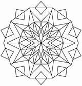 Kaleidoscope Coloring Pages Printable Categories Clipground sketch template