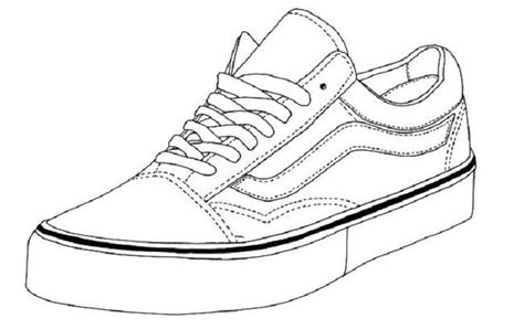 vans shoes coloring pages sneakers drawing shoes drawing sneaker art