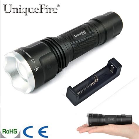 uniquefire mini rechargeable flashlight uf  nm infrared led flashlight mm aspherical