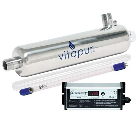 vitapur single stage  gpm ultraviolet uv  house water filtration system  lowescom