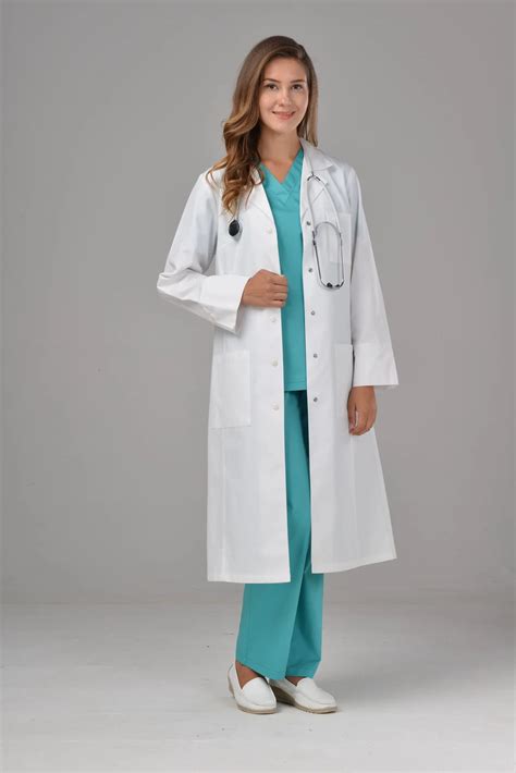 Free Shipping And Easy Returns Unisex Long Sleeve Lab Coat Uniforms