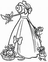 Cinderella Coloring Mice Pages Mouse Getdrawings Color Print Getcolorings sketch template