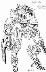 Ronin Tacit Titanes Pacifico Jaeger Kaiju Gipsy Avenger Uprising Gundam Gurren Lagann Mewarnai Jaegers Guerrero Colorier ยนต Abrir Ouvrir sketch template