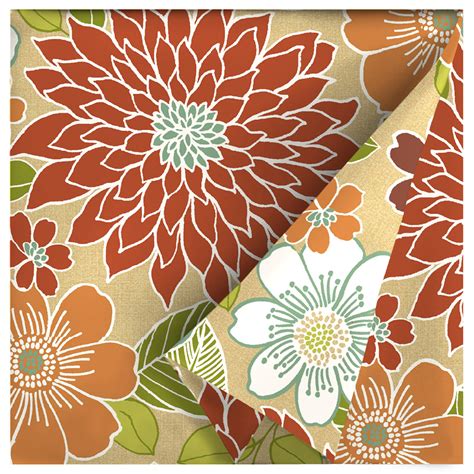 shop   red floral outdoor fabric   yard  lowescom