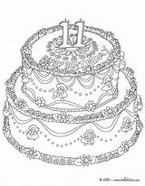 Cake Coloring Birthday Pages Years Birtheday Color Year Hellokids Old Print sketch template