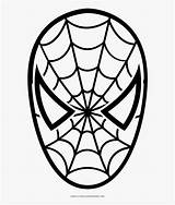 Coloring Spider Man Face Pages Kindpng Views Transparent Vippng sketch template