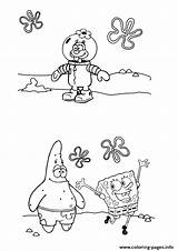Coloring Sponge Happy Pages Printable sketch template