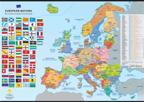 carte des nations deurope multilingue eurominorityeu