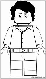Bruce Pages Lego Coloring Banner Color Online sketch template