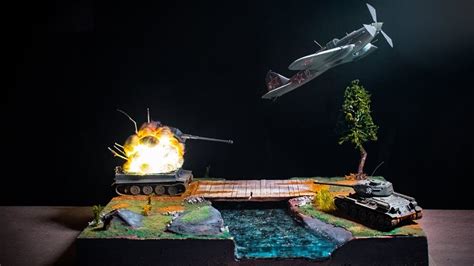 tank battle diorama epoxy resin    youtube